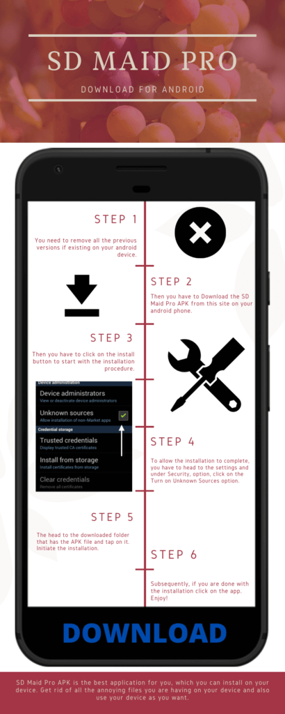 SD Maid Pro Infographic